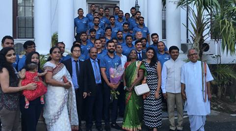 India vs West Indies: Teams attend event hosted by High Commission of India, see pics