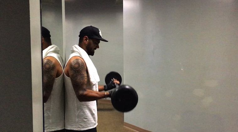 India vs West Indies: Murali Vijay works out at gym, see pics