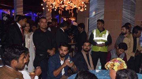 Virat Kohli, Team India attend Yuvraj Singh-Hazel Keech’s cocktail ceremony