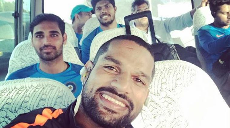 Shikhar Dhawan posts image of victorious team bus after India’s win over West Indies
