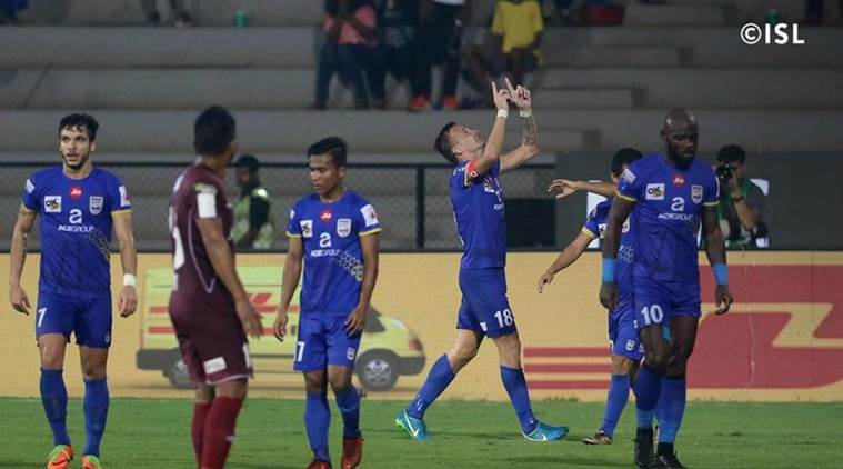 ISL 2017/18: Lucian Goain hands Mumbai last-minute winner over North East United