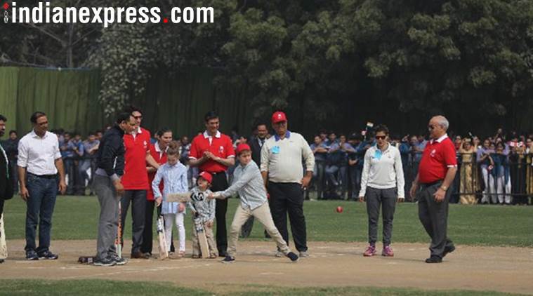 Canada PM Justin Trudeau plays cricket with Kapil Dev, Mohammad Azharuddin; watch video