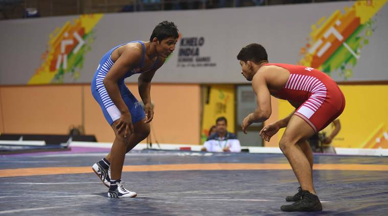 Not quite Khelo India: Only three wrestlers in one event, all stand on the podium